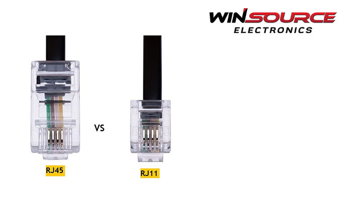 Discover The Difference Between RJ11 And RJ45 Connectors - WIN SOURCE BLOG