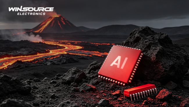 Which electronic components are experiencing explosive demand amid the AI boom?