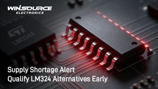 Shortage Alert – ST LM324AWPT Quad Op-Amp in Short Supply. Start Your LM324 Series Alternative Validation Early.