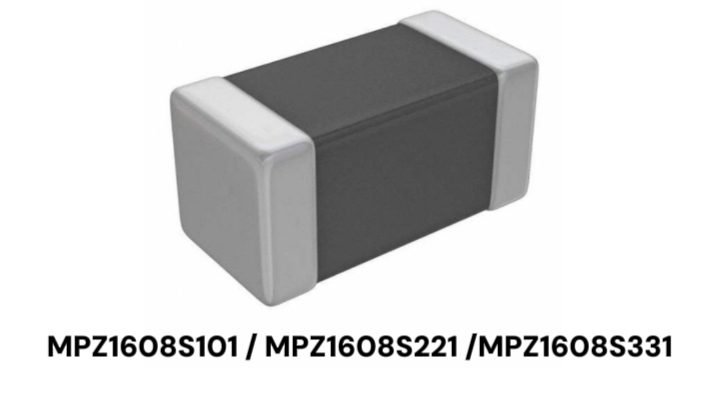 Ferrite beads product image comparison: MPZ1608S101ATAH0, MPZ1608S221ATA00, MPZ1608S331ATA00