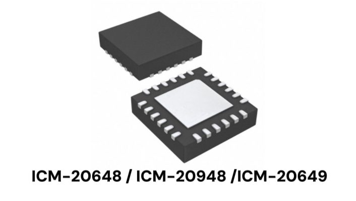 IMU sensors product image comparison: ICM-20648, ICM-20948, ICM-20649